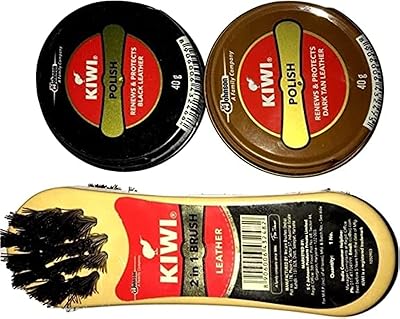 Pâte de cirage mart b-shoe 2,1 fl oz avec brosse de polissage