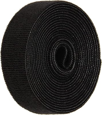 2 rouleaux d'attaches de câble à boucles et crochets en nylon réutilisables