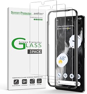 Film de protection d'écran en verre trempé am compatible avec google pixel 7