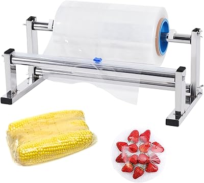 Machine d'emballage sous film étirable, acier inoxydable de 13,75 pouces, machine d'emballage manuelle