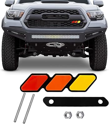 Emblème d'insigne tricolore pour décoration de camion et de voiture tacoma 4runner