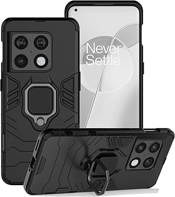 Housse de protection robuste zed moon pour oneplus 10 pro, double couche