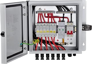 Boîtier de combinaison photovoltaïque powgrow, boîtier de combinaison solaire à 6 cordes