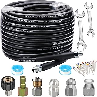 Kit de buse d'égout de 100 pieds pour nettoyeur haute pression kit