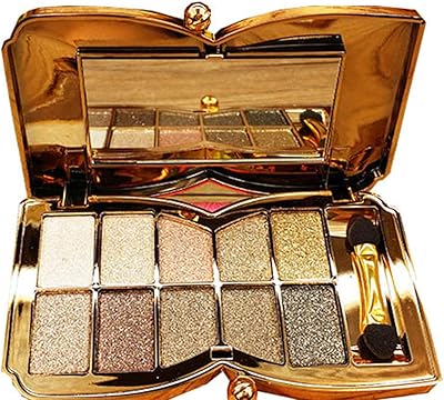 Palette de fards à paupières paillettes bernesi 10 couleurs fard scintillant