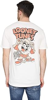 T-shirt pour homme cotton soul looney tunes east coast taz, naturel
