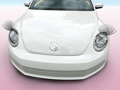 Cils de voiture 3d noirs classiques pour beetle (2012-présent)