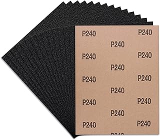 Papier abrasif lcubro grain 240 papier sec et humide haute performance pour la finition