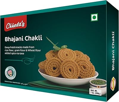 Shahedas chakli bhagni, 200g | namkeen indien authentique | snacks indiens traditionnels.