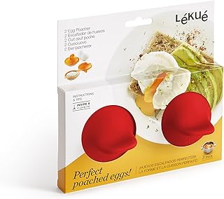 Chaudière à œufs lecco, rouge, le-3402900r01u009, 2 pièces