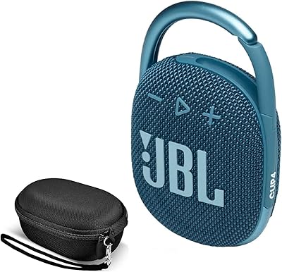 Ensemble de haut-parleurs bluetooth sans fil portables étanches jbl clip 4 avec étui