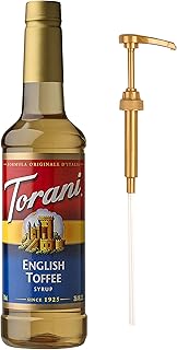 Sirop de caramel anglais torani pompe (750 ml 2)