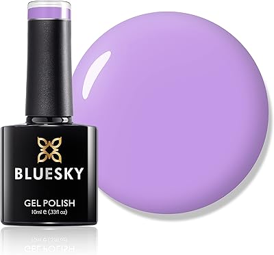 Vernis à ongles gel bluesky, lavande neon23, violet clair, longue durée, résistant aux