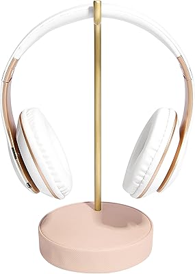 Support pour casque stratts rose et or
