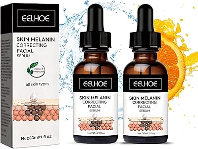 2pcs eelhoe sérum visage correcteur de mélanine, sérum éclat correcteur de taches brunes