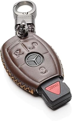 Vitodeco smart keyless entry key housse en cuir avec porte-clés compatible