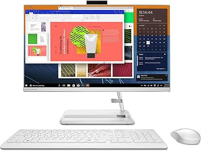 Lenovo ideacentre aio 3, écran fhd 23,8 pouces, amd ryzen r7-5700u, 16 go