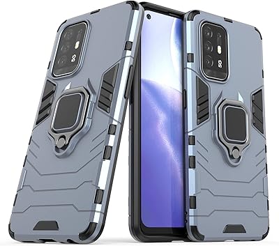 Coque de protection hybride résistante aux chocs, avec béquille, pour oppo reno 5z