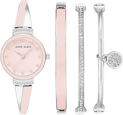 Une collection de montres pour femmes d'anne klein, parsemée de cristaux et d'un
