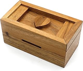 Bsiri puzzle secret 3d en bois pour adulte, cadeau, trésor, argent caché, boîte