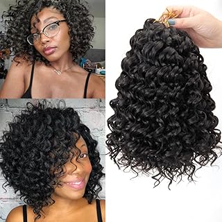 Cheveux synthétiques au crochet à torsion profonde pour tresses hippies, tresses au crochet
