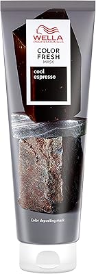 Masques wella color fresh, expresso frais, teinte naturelle, couleur temporaire, sans dommages, masque