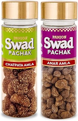 Panjon swad chatpata amla & anar amla (désodorisants mukhwas) 2 bouteilles, 235g