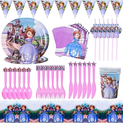 Meilleure vaisselle de fête zy princesse sofia d'anniversaire princesse ensemble de vaisselle pour d'enfants et décoration. Le meilleur rapport qualité-prix du web sénégalais sur Diaytar
