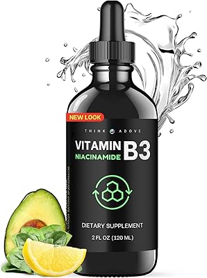 Supplément liquide de vitamine b3 (sous forme de niacinamide) forme de niacine