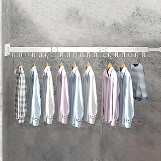 Étendoir à linge mural royal polar rotatif et rétractable avec crochets à trois