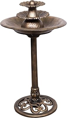 Alpine corporation alpine tec106-bz fontaine de sol, 35 pouces, bronze