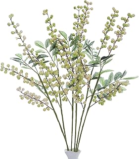 Uiizic baies artificielles vertes blanches avec feuilles plantes pour bouquets de mariage de ́corations. Diaytar : Le discount nouvelle génération au Sénégal