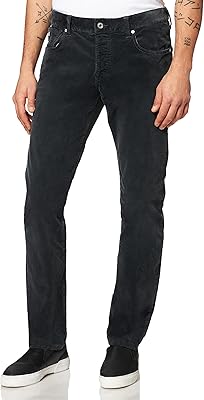 Scotch & soda ams blauw stretch twill pantalon pour hommes