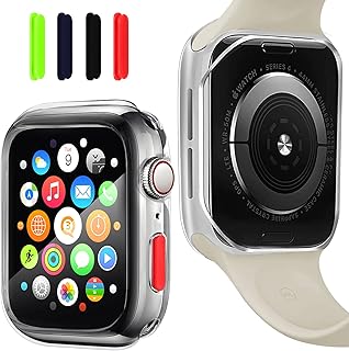 Compatible avec le boîtier apple watch avec protecteur d'écran coque de protection complète
