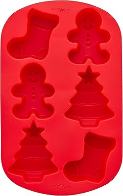 Moule de cuisson en silicone pour arbre à pain d'épices de noël à 6 cavités wilton. Le e-commerce qui respecte votre pouvoir d'achat : Diaytar