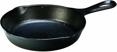 Poêle ronde en fonte à revêtement d'huile lodge carboiled, modèle n° l3sk3, noire