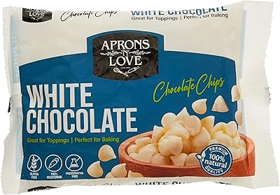 De délicieuses pépites de chocolat blanc saines pour les invités qui préparent