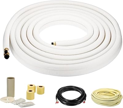 Kit de mini ligne divisée patekiel de 25' 1/4" et 1/2" avec connecteur