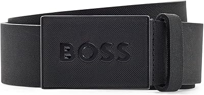 Ceinture à boucle pour homme en cuir italien (pack de 1)