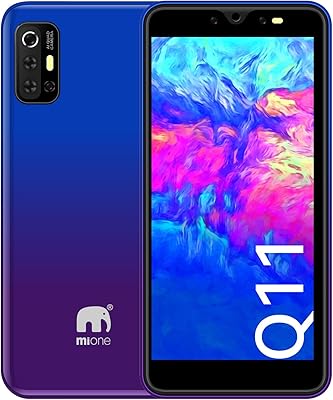 Téléphone portable double sim mione q11, 8 go rom, 2 go ram, réseau