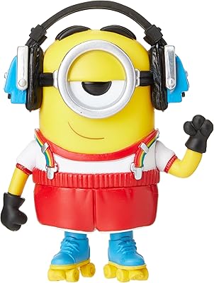 Figurine funko pop. movies : minions 2 stutt avec chaussures de skate