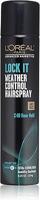 L'oréal paris advanced hairstyle lock it weather control spray capillaire, 8,25 oz