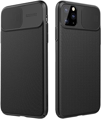 Coque nillkin camshield pour apple iphone 11 pro, 5,8 pouces - noir