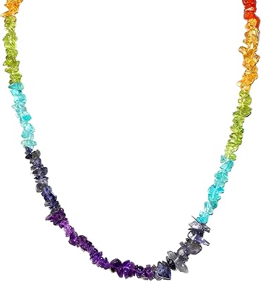 Collier chargé de pierres précieuses de sélénite naturelle + chargeur de sélénite gonflé