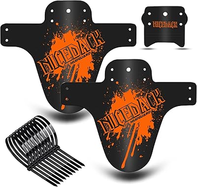 Nicedack protection anti-boue avant et arrière pour vélo, vtt compatible avec le jeu