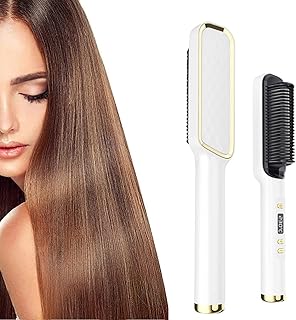 Krusty brosse à lisser électrique professionnelle 3 en 1, fer à friser à chauffage rapide en céramique ptc avec contrôle de la température lcd, outil de coiffure pour cheveux raides (blanc) – Photo produit Dakar Sénégal – Livraison rapide Krusty brosse à lisser électrique professionnelle 3 en 1, fer à friser à chauffage rapide en céramique ptc avec contrôle de la température lcd, outil de coiffure pour cheveux raides (blanc). Votre supermarché en ligne au Sénégal, c'est Diaytar