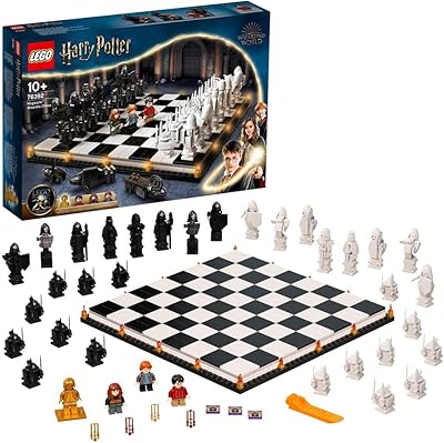 Lego 76392 ensemble d'échecs et de jeu de société harry potter les sorciers