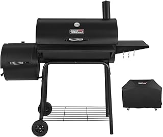 Gril à charbon royal gourmet cc1830sc avec couvercle, 811 pouces carrés, noir