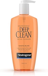 Nettoyant pour le visage neutrogena deep clean, peau normale à grasse, 6,70 oz