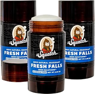 Déodorant naturel dr. squatch pour hommes fresh falls, paquet de 3 - déodorant